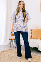 Focusing On Myself Top, Periwinkle