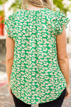 Found In Nature Top, Kelly Green