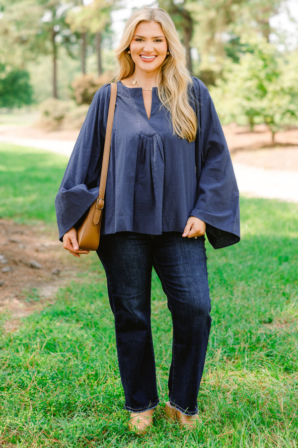 Free Like The Wind Top, Blue