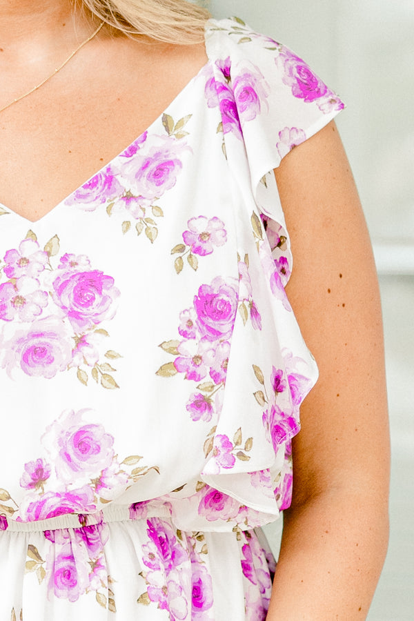 French Riviera Dress, Lavender
