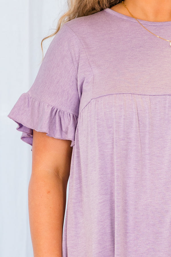 Frozen In Time Top, Lavender