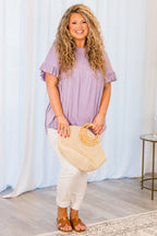 Frozen In Time Top, Lavender