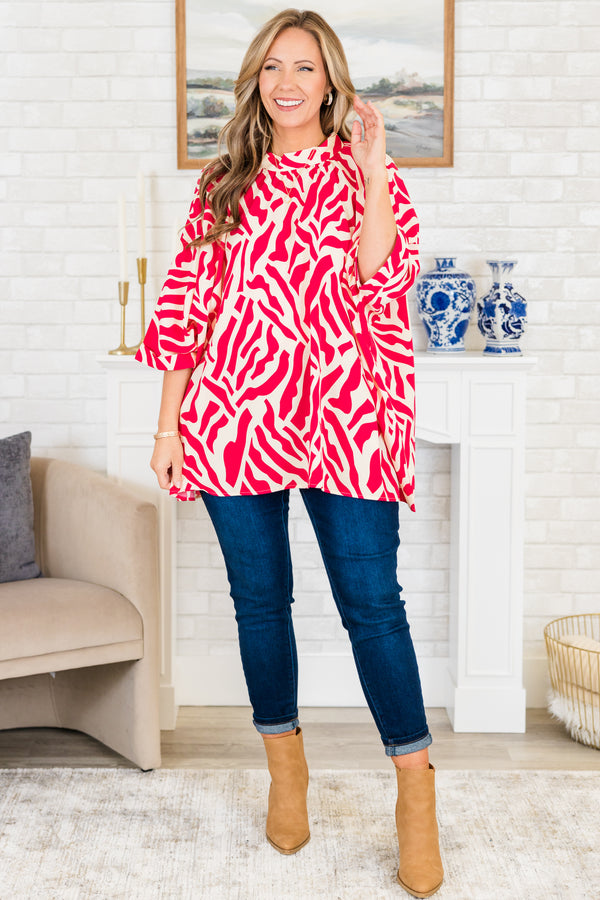 Gallery Glamour Top, Pink