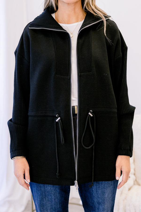 Gather Around The Fire Jacke, Schwarz
