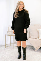 Gather What Matters Dress, Black