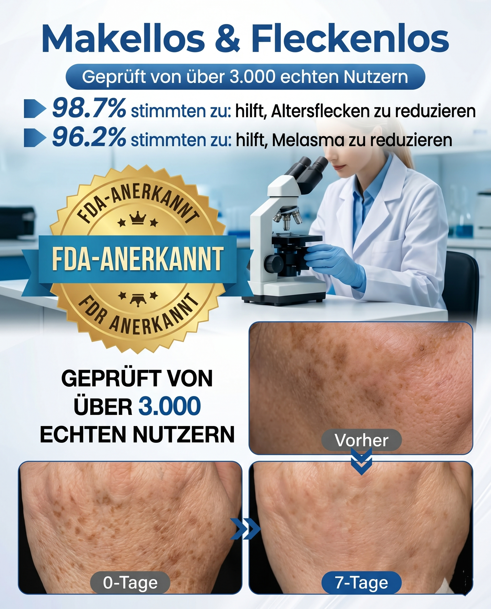 LYW® Niacinamid Tuchmasken zur Hautaufhellung & gegen Pigmentflecken – Original aus Japan