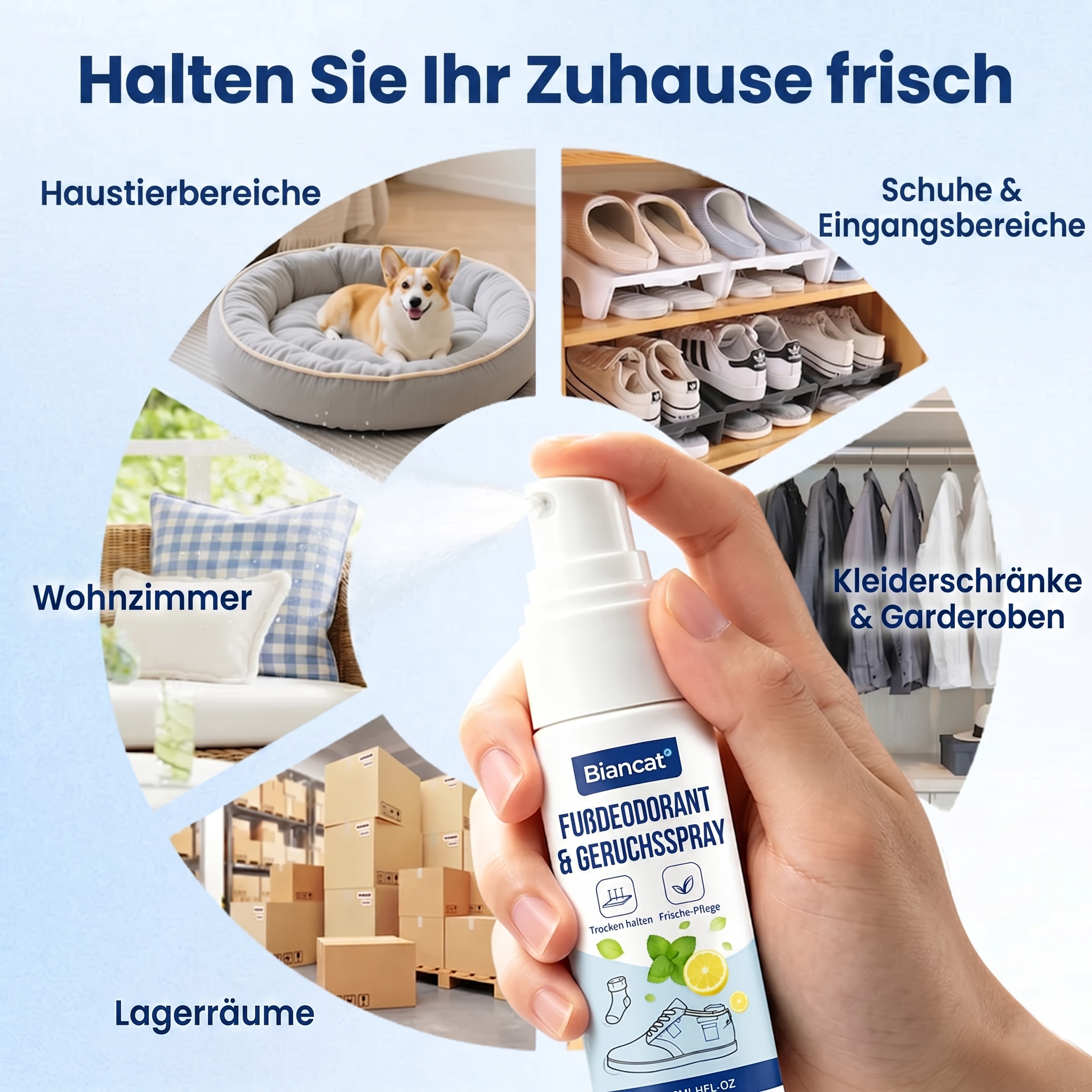 Biancat® Fußdeodorant-Spray