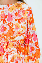 Kleid „Sanftes Herz“, Orange