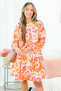Kleid „Sanftes Herz“, Orange