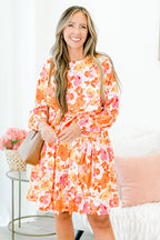 Kleid „Sanftes Herz“, Orange