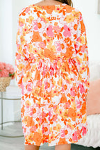 Kleid „Sanftes Herz“, Orange