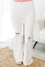Get A Glimpse Jeans, White
