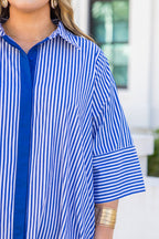 Get A Move On Dress, Blue