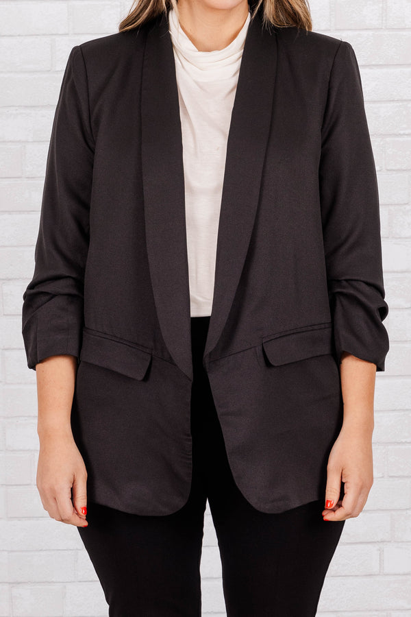 Get Things Done Blazer, Schwarz