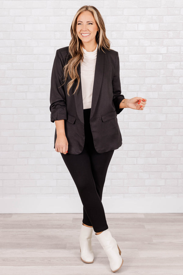 Get Things Done Blazer, Schwarz