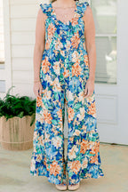 Get To Know You Jumpsuit, Navy