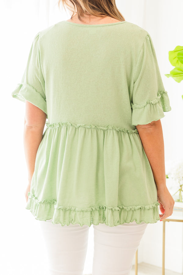 Gettin' Good Top, Green