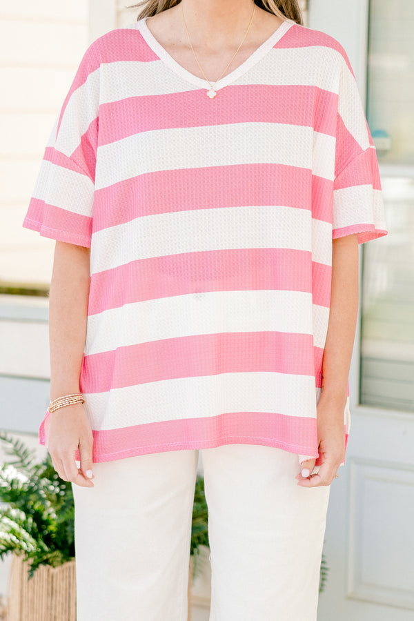 "Getting To Know Me" Top, Rosa