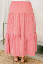 Said In Stride Skirt, Red