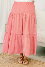 Said In Stride Skirt, Red