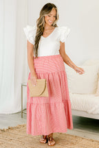 Said In Stride Skirt, Red