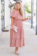 Give A Little Bit Midi Dress, Orange