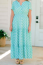 Grace-Kleid, Türkis