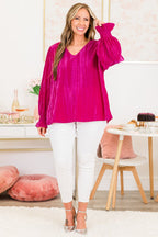 Give Me Roses Top, Magenta