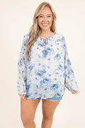 Give Me Shelter Top, Blau