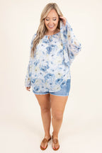 Give Me Shelter Top, Blau