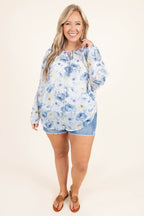 Give Me Shelter Top, Blau