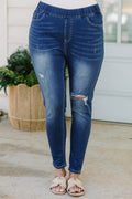 Give Your All Jeggings, Medium Wash