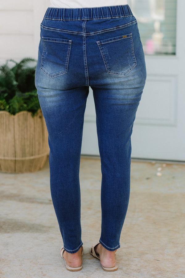 Give Your All Jeggings, Medium Wash