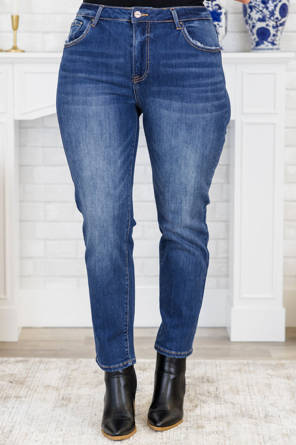 Glimpse Of Tomorrow Jeans, Dark Wash