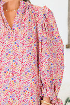 Glistening Lights Dress, Pink Floral
