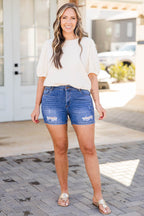 Go For A Walk Shorts, Mid Blue