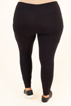 Go For The Goal Leggings, Black