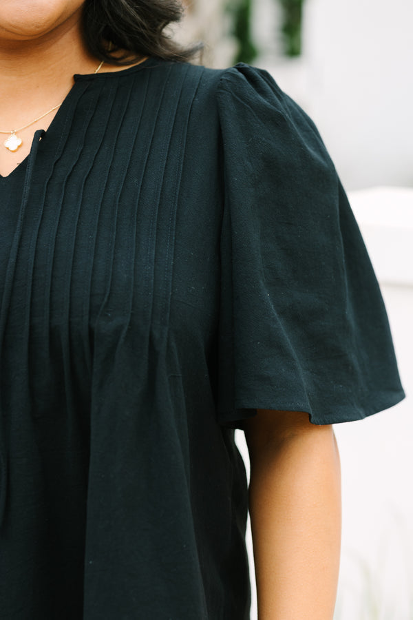 Go With It Top, Black