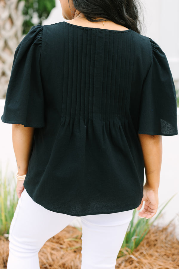 Go With It Top, Black