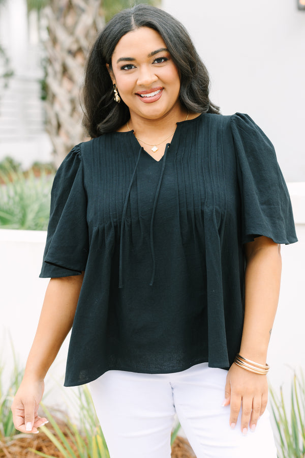 Go With It Top, Black