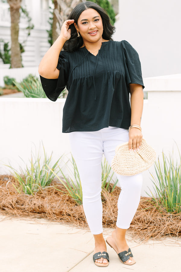 Go With It Top, Black