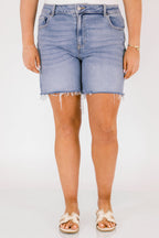 Golden Days Denim Shorts, Light Wash
