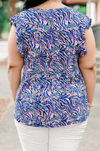 Golden Heart Top, Royal Multi