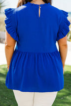 Good Idea Top, Royal Blue