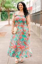 Good To Be Back Dress, Turquoise