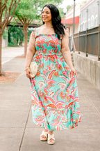 Good To Be Back Dress, Turquoise