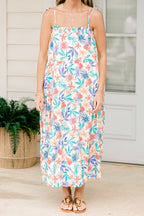 Good To See You Again Kleid, Tropical Blue