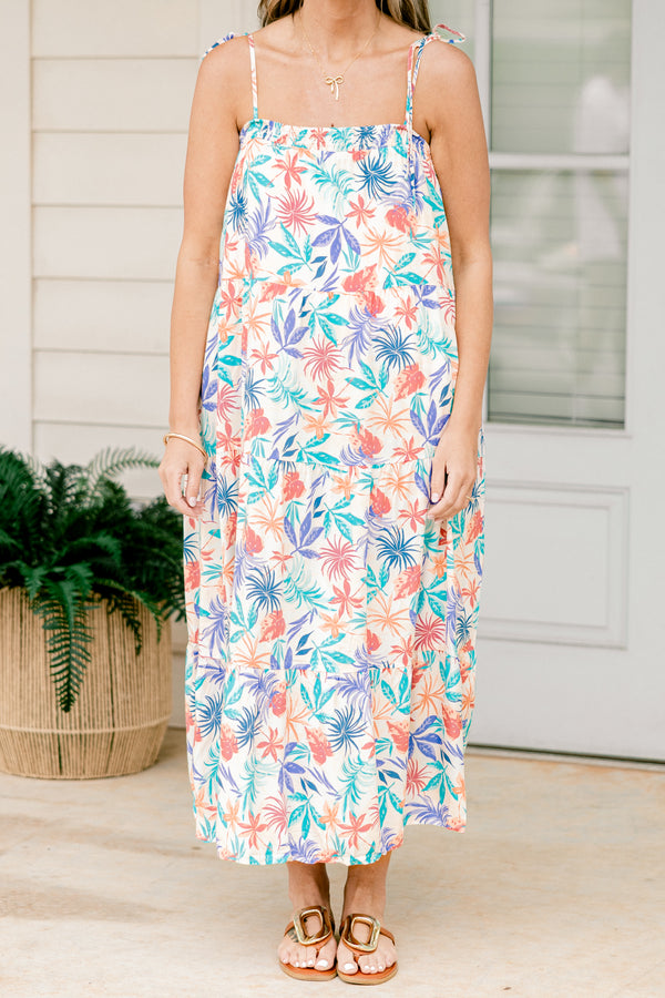 Good To See You Again Kleid, Tropical Blue