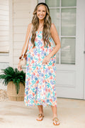 Good To See You Again Kleid, Tropical Blue