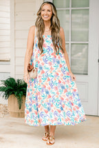 Good To See You Again Kleid, Tropical Blue